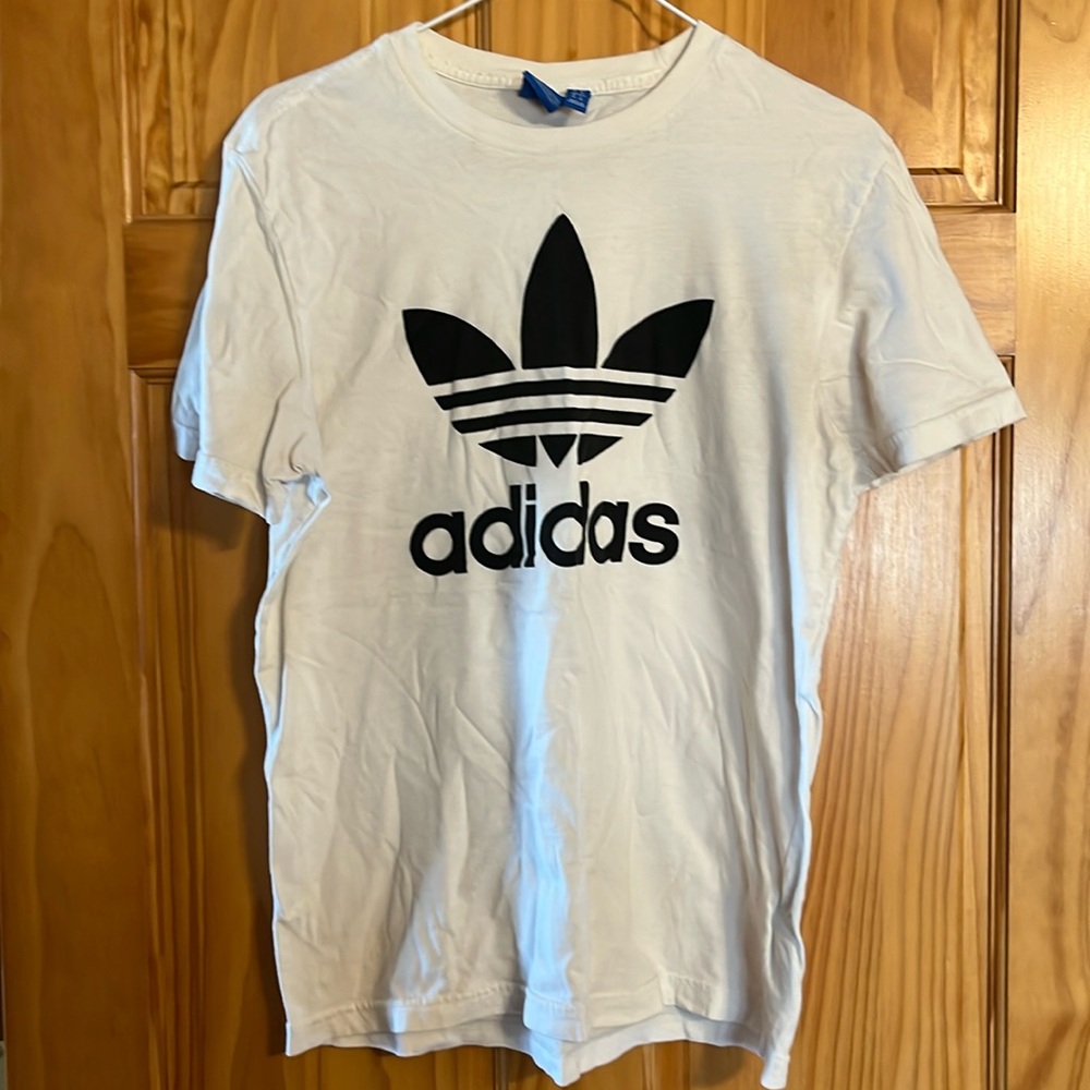 Adidas t-shirt, white, size M